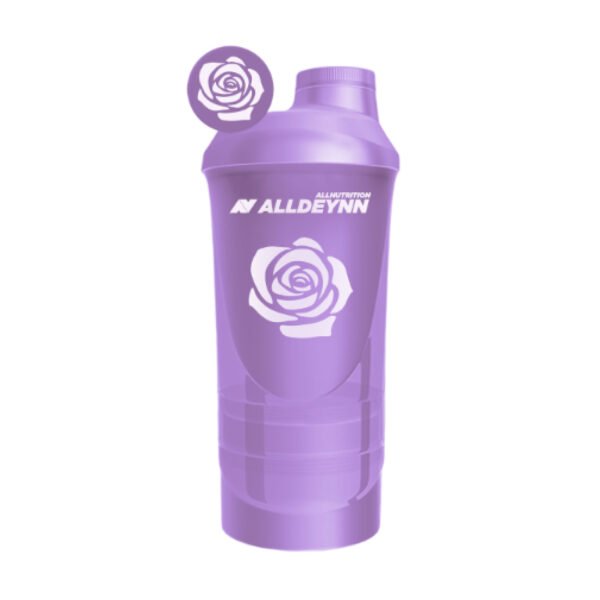 Allnutrition Шейкер 2 в 1 Фіолетова Роза - 1 шт.