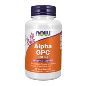 Now Foods Alpha GPC 300 мг — 60 рослинних капсул