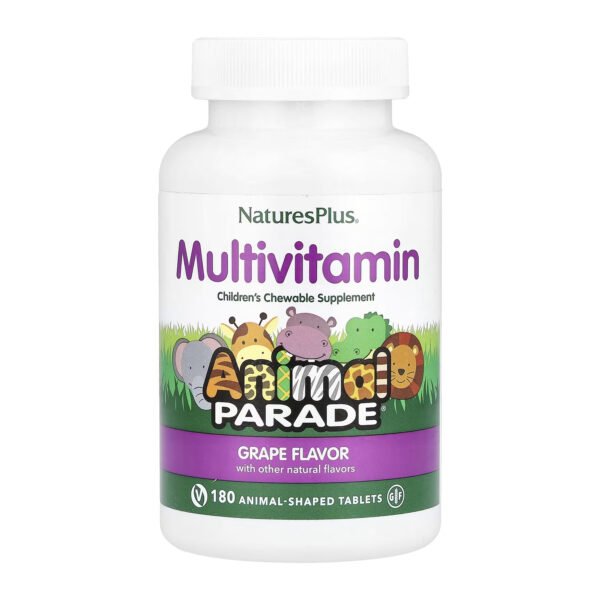 Nature's Plus Дитячі мультивітаміни — 180 таблеток виноградних