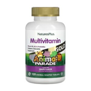 Nature's Plus Дитячий Золотий Мультивітамін — 120 таблеток Виноград