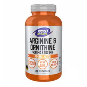 Now Foods Arginine/Ornithine — 250 рослинних капсул