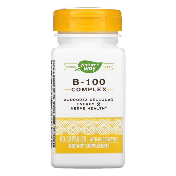 Nature's Way Комплекс вітамінів B-100 — 60 капсул