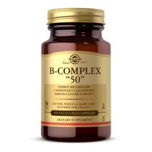 Solgar B-Complex 50 — 100 рослинних капсул
