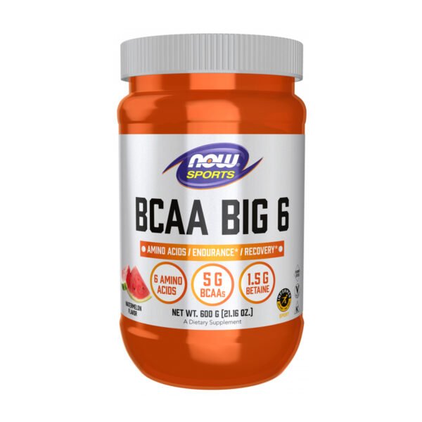 Now Foods BCAA Big 6 Порошок — 600 г Диня