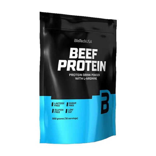 Biotech Протеїн з яловичини — 500 г полуниця