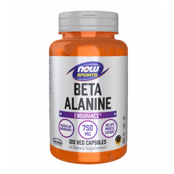 Now Foods Бета-аланін 750 мг - 120 рослинних капсул