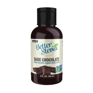 Now Foods BetterStevia® Рідкий підсолоджувач - 59 мл Темний шоколад