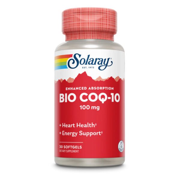 Solaray Bio CoQ10 100 мг — 30 капсул
