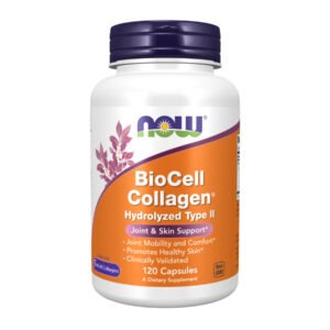 Now Foods BioCell Collagen® Гідролізований тип II - 120 рослинних капсул