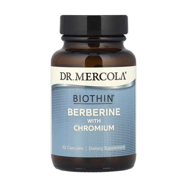 Dr. Mercola Берберин з Хромом — 30 капсул