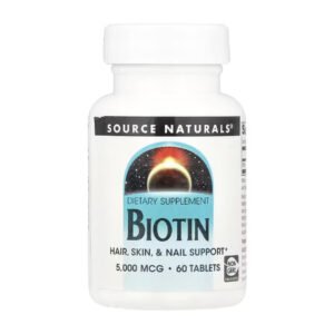 Source Naturals Біотин 5000 мкг — 60 таблеток