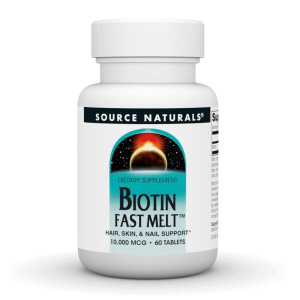 Source Naturals Біотин Fast Melt 10000 мкг - 60 таблеток