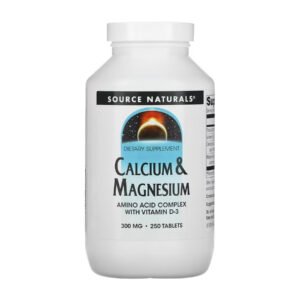 Source Naturals Кальцій та Магній 300мг - 250 таблеток
