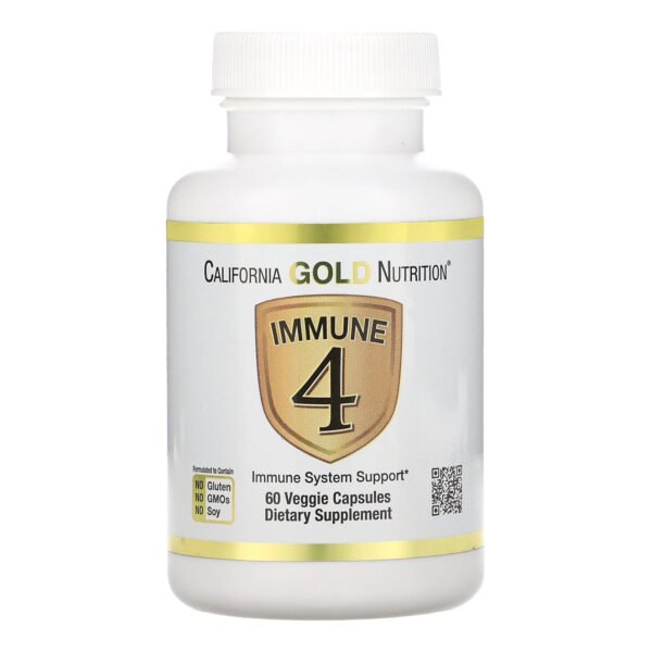 California Gold Nutrition Immune 4 — 60 рослинних капсул