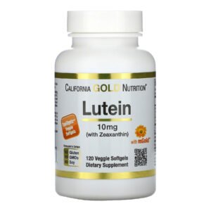 California Gold Nutrition Лютеїн 10 мг — 120 рослинних капсул