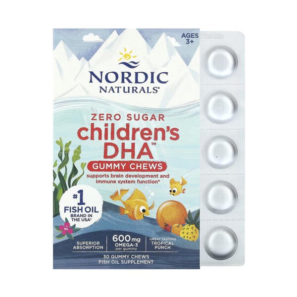 Nordic Naturals Children's DHA — 30 гумок