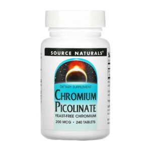 Source Naturals Хром Піколінат 200 мкг — 240 таблеток