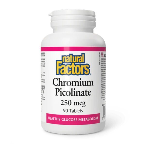 Natural Factors Хром Піколінат — 90 таблеток