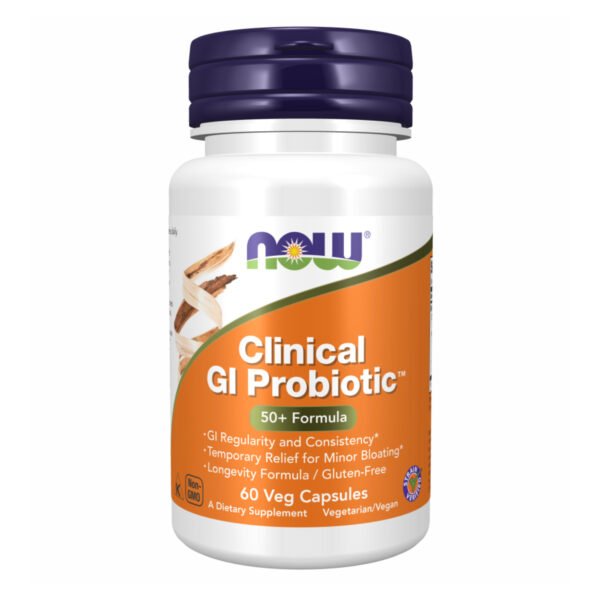Now Foods Clinical GI Probiotic — 60 рослинних капсул