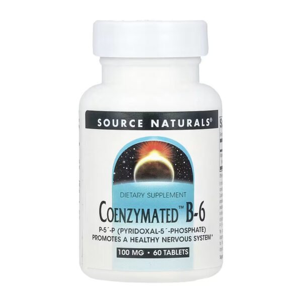 Source Naturals Вітамін B-6 100 мг — 60 таблеток