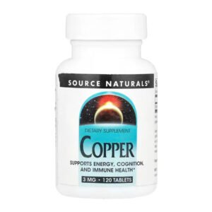 Source Naturals Мідь 3 мг — 120 капсул