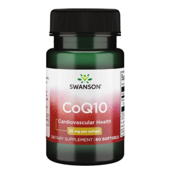 Swanson CoQ10 30 мг — 60 капсул