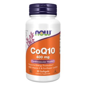 Now Foods CoQ10 400мг — 30 капсул