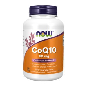 Now Foods CoQ10 60мг — 180 рослинних капсул