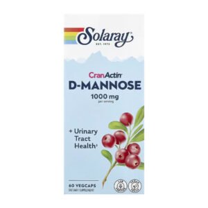 Solaray CranActin D-Mannose 1000мг - 60 рослинних капсул