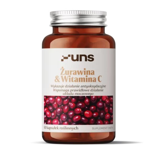 UNS Vitamins Журавлина Вітамін C — 60 рослинних капсул