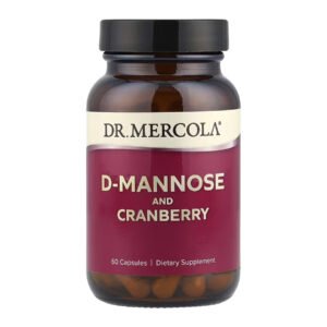 Dr. Mercola D-Маноза та екстракт журавлини — 60 капсул