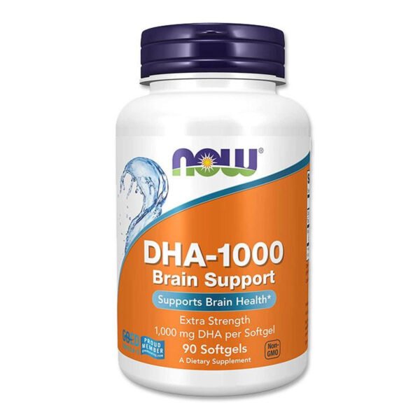 Now Foods DHA-1000 Підтримка мозку — 90 капсул