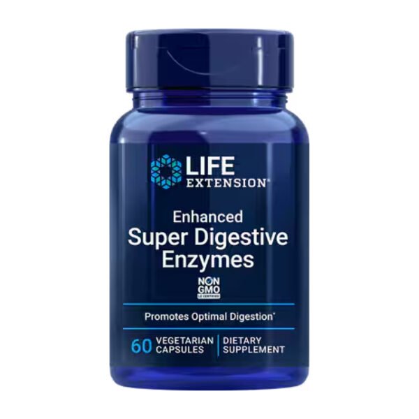 Life Extension Enhanced Super Digestive Enzymes — 60 рослинних капсул