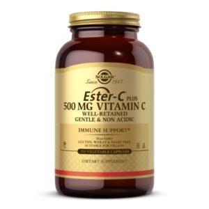 Solgar Ester-C® Plus 500 мг Вітамін C — 250 рослинних капсул