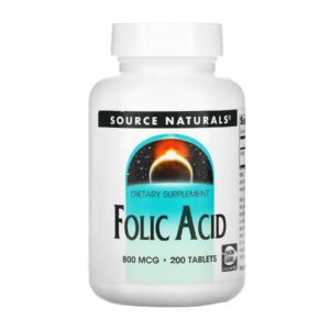 Source Naturals Фолієва кислота 800 мкг - 200 таблеток