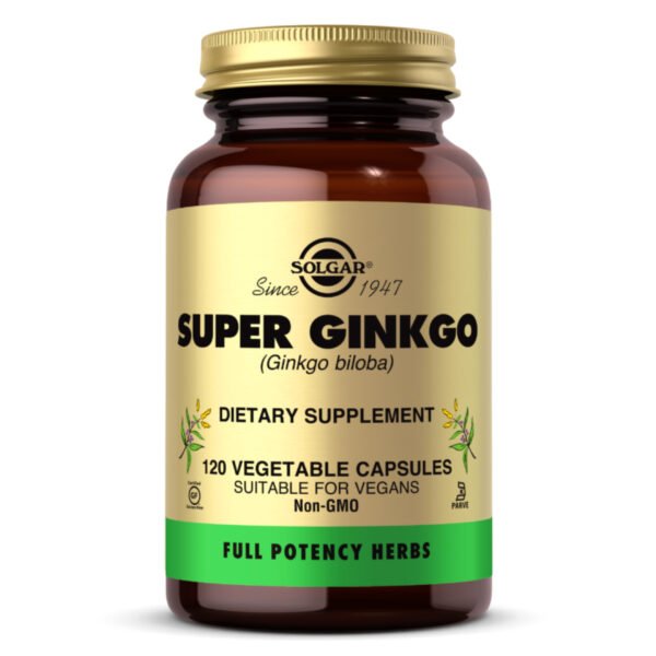 Solgar FP Super Ginkgo — 120 рослинних капсул