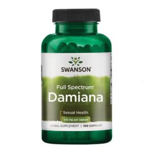 Swanson Full Spectrum Damiana 510 мг — 100 капсул