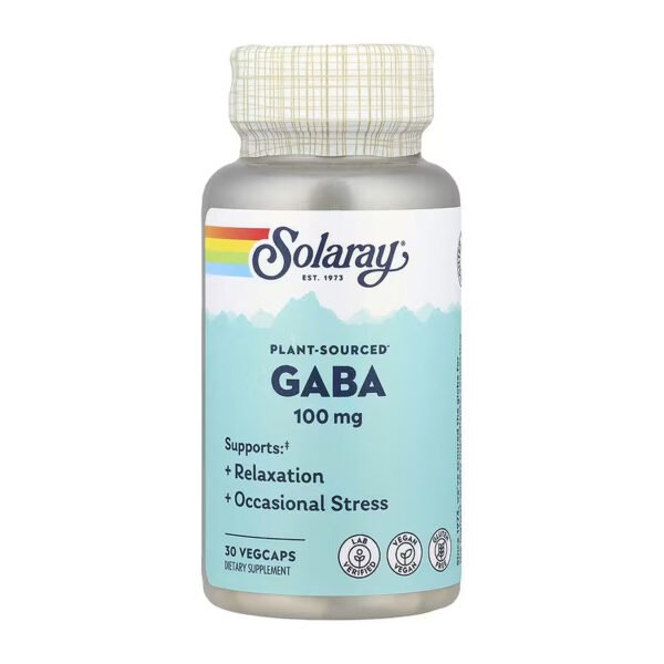 Solaray GABA 100 мг — 30 капсул