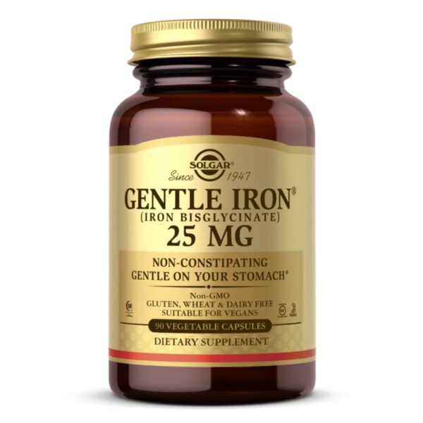 Solgar Gentle Iron — 90 рослинних капсул