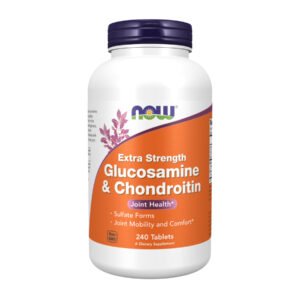 Now Foods Глюкозамін та Хондроїтин Підвищеної Сили - 240 таблеток