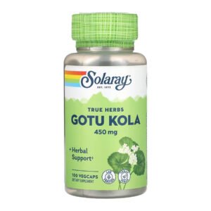 Solaray Gotu Kola Aerial 450mg - 100 рослинних капсул