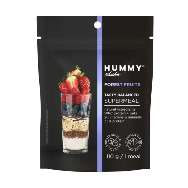 Allnutrition Hummy Shake Tasty Balanced Supermeal — 110 г лісових ягід