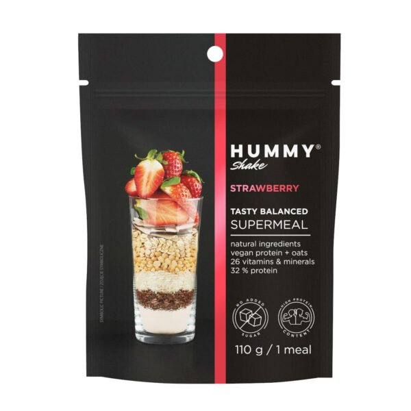 Allnutrition Hummy Shake Tasty Balanced Supermeal — 110 г полуниця