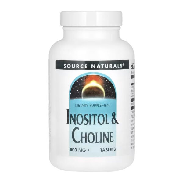 Source Naturals Інозитол та Холін 800мг - 50 таблеток