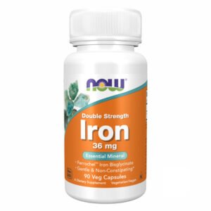 Now Foods Iron 36mg Ferrochel — 90 рослинних капсул