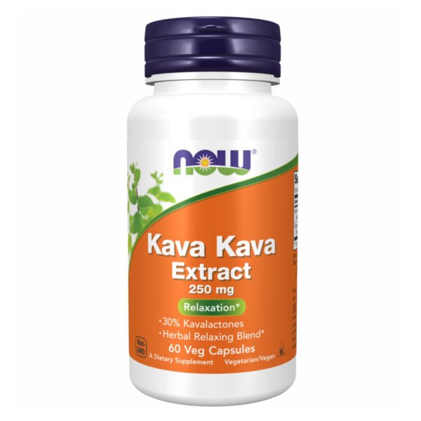 Now Foods Кава Кава 250мг - 60 рослинних капсул