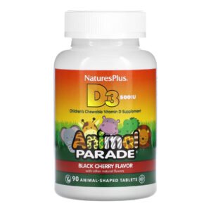 Nature's Plus Вітамін D3 для дітей жувальні 500 МО - 90 таблеток