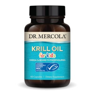 Dr. Mercola Олія криля для дітей — 60 капсул