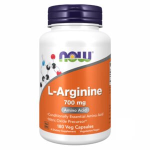Now Foods L-Аргінін 700мг - 180 рослинних капсул
