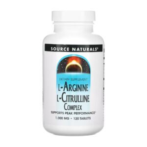 Source Naturals L-Аргінін L-Цитрулін Комплекс 1000мг - 120 таблеток